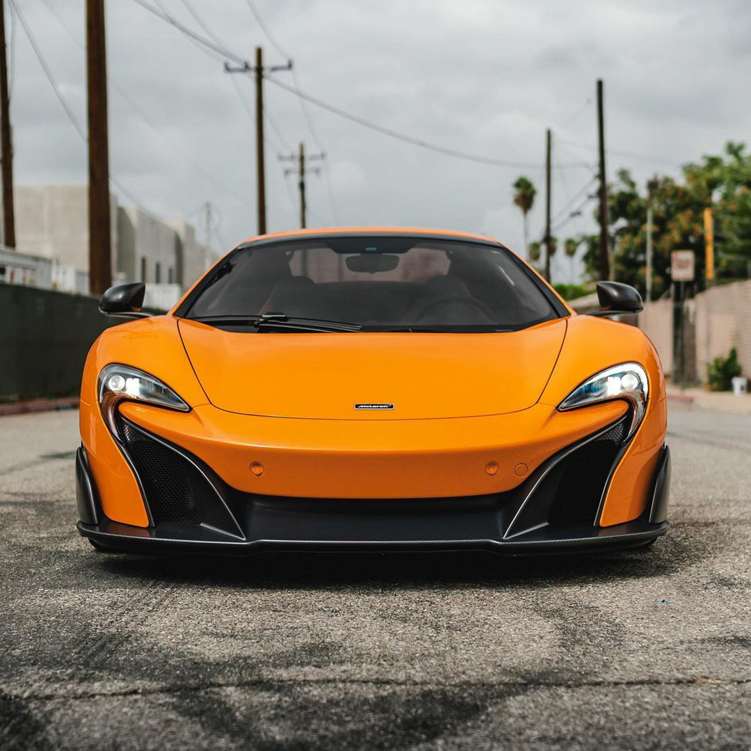 McLaren 570S|High Glossy McLaren Orange Vinyl Wrap|Eowrap