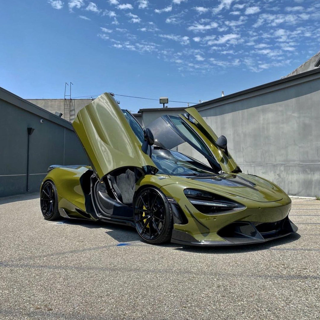 McLaren|Super Glossy Reseda Green Vinyl Wrap|Eowrap