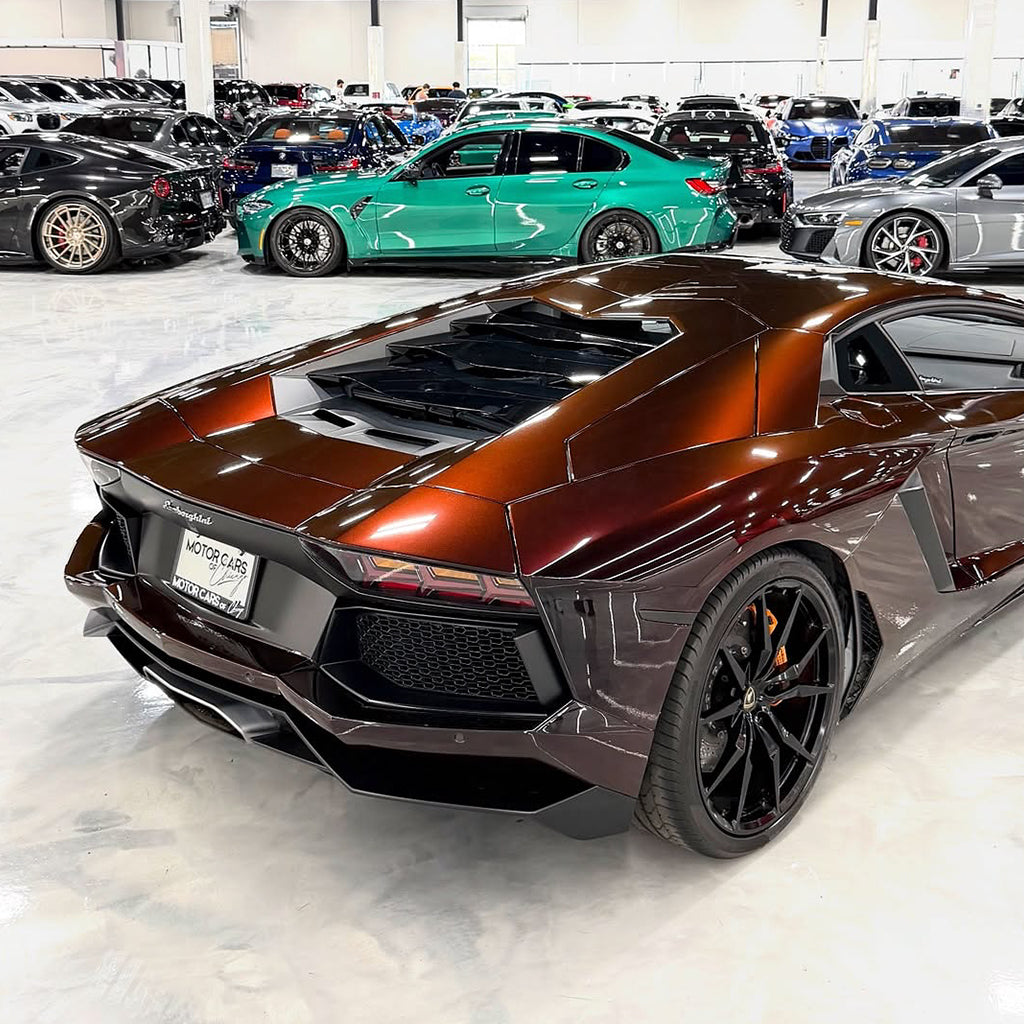 Metallic Black Red PPF