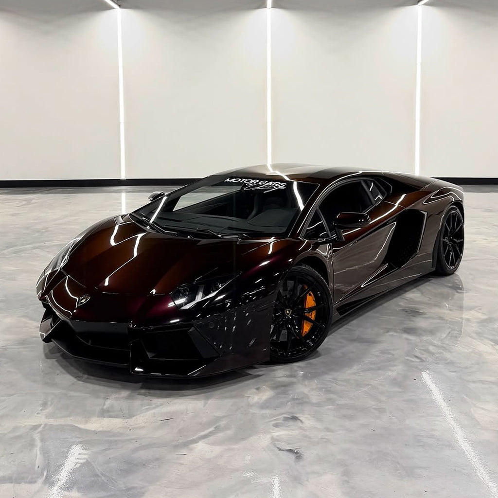 Metallic Black Red PPF