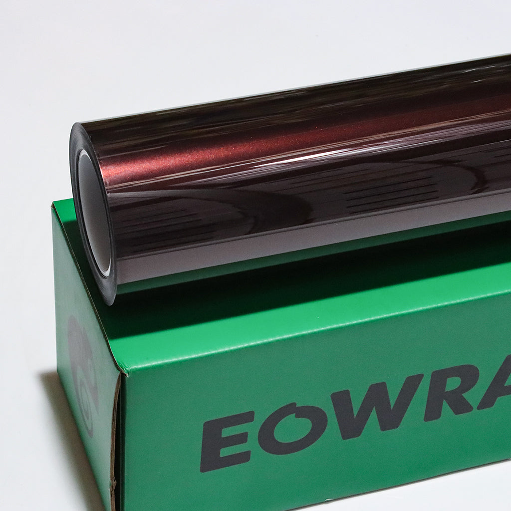 Metallic Black Red PPF