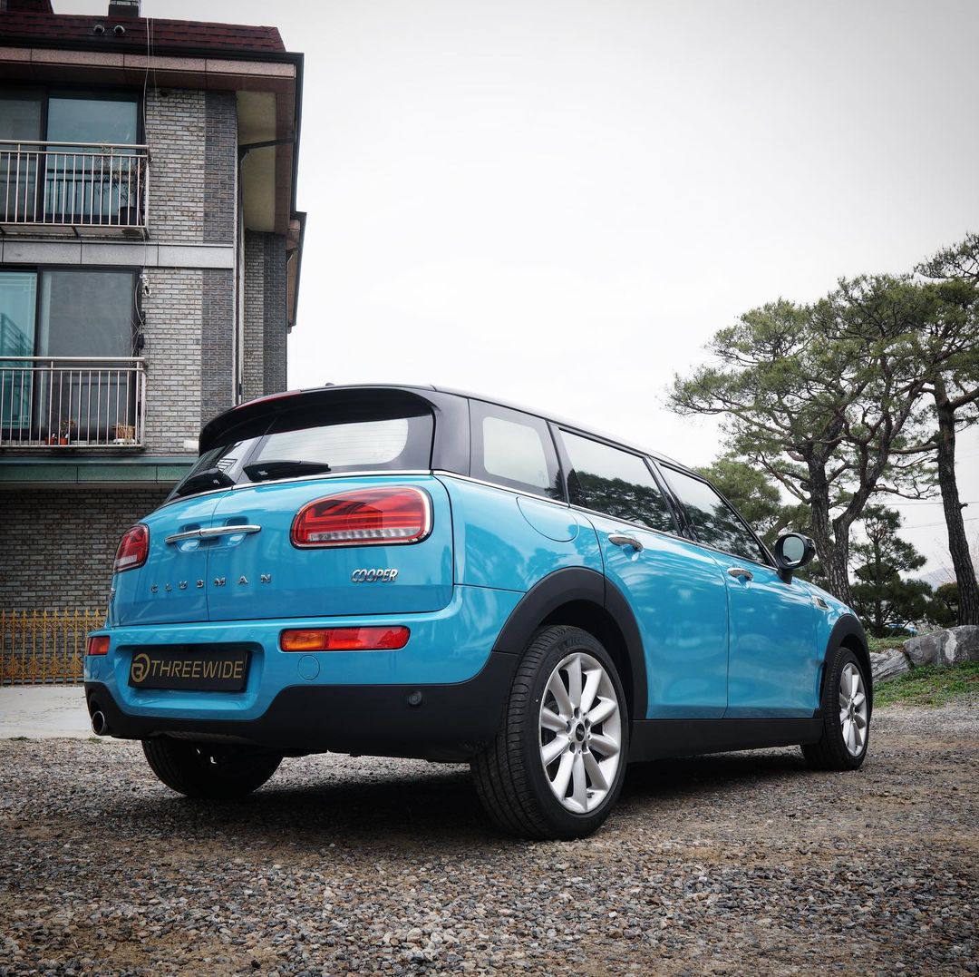 Mini Cooper|Super Glossy Sky Blue Vinyl Wrap|Eowrap