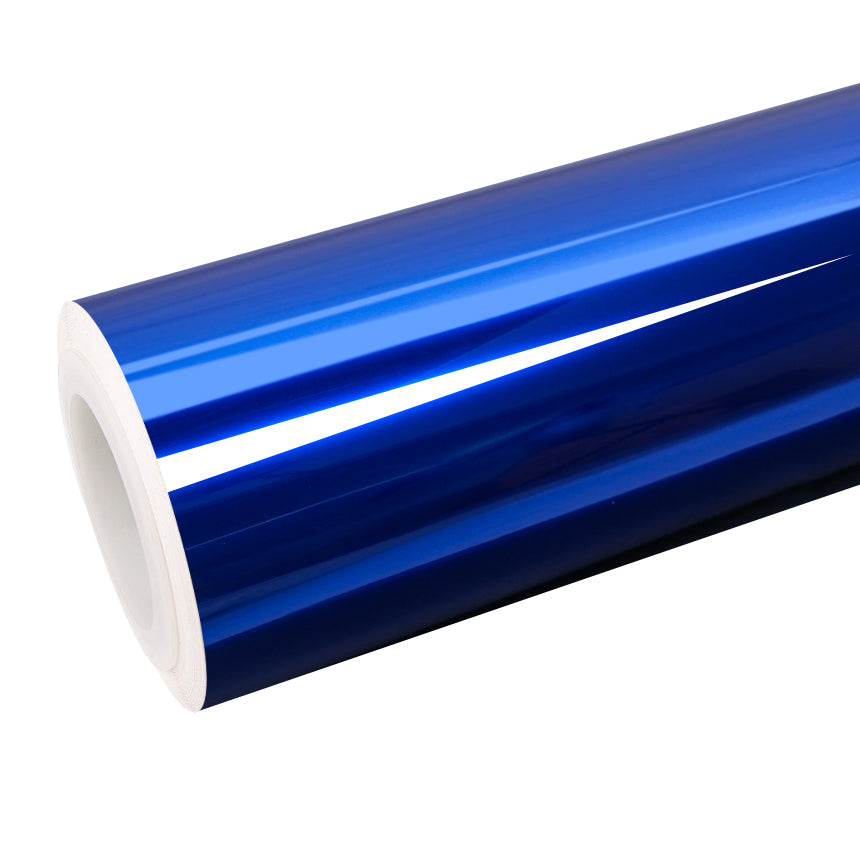 Mirror Chrome Blue Vinyl Wrap
