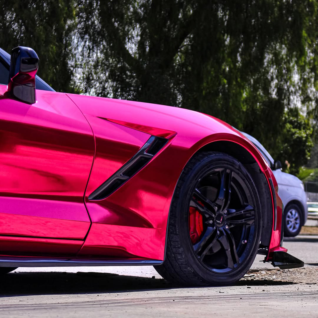 Mirror Chrome Pink Vinyl Wrap