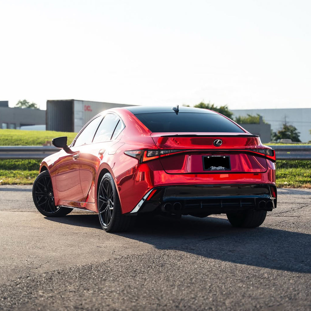 Mirror Chrome Red Vinyl Wrap