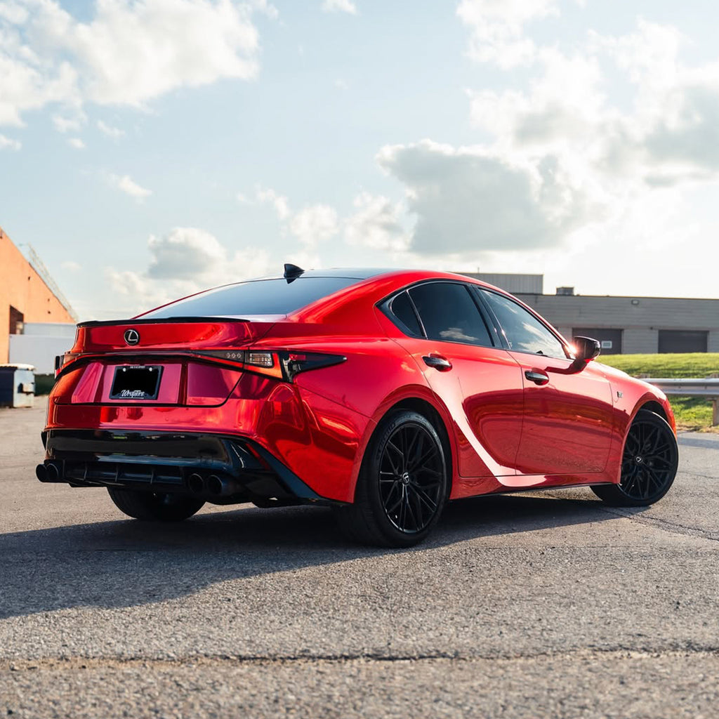 Mirror Chrome Red Vinyl Wrap