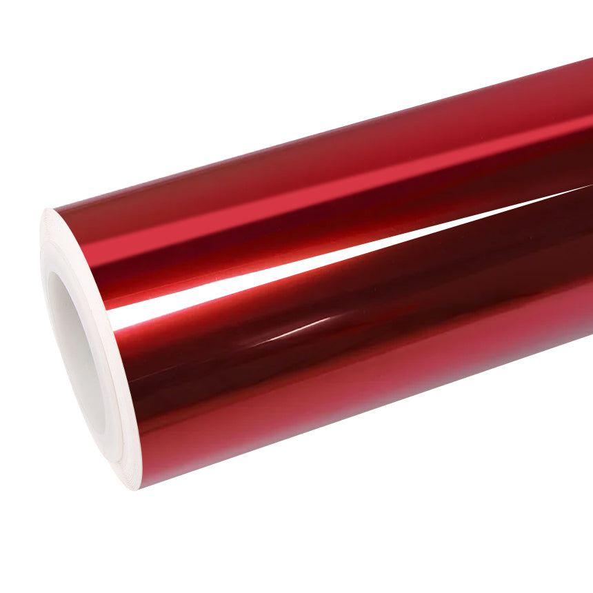 Mirror Chrome Red Vinyl Wrap