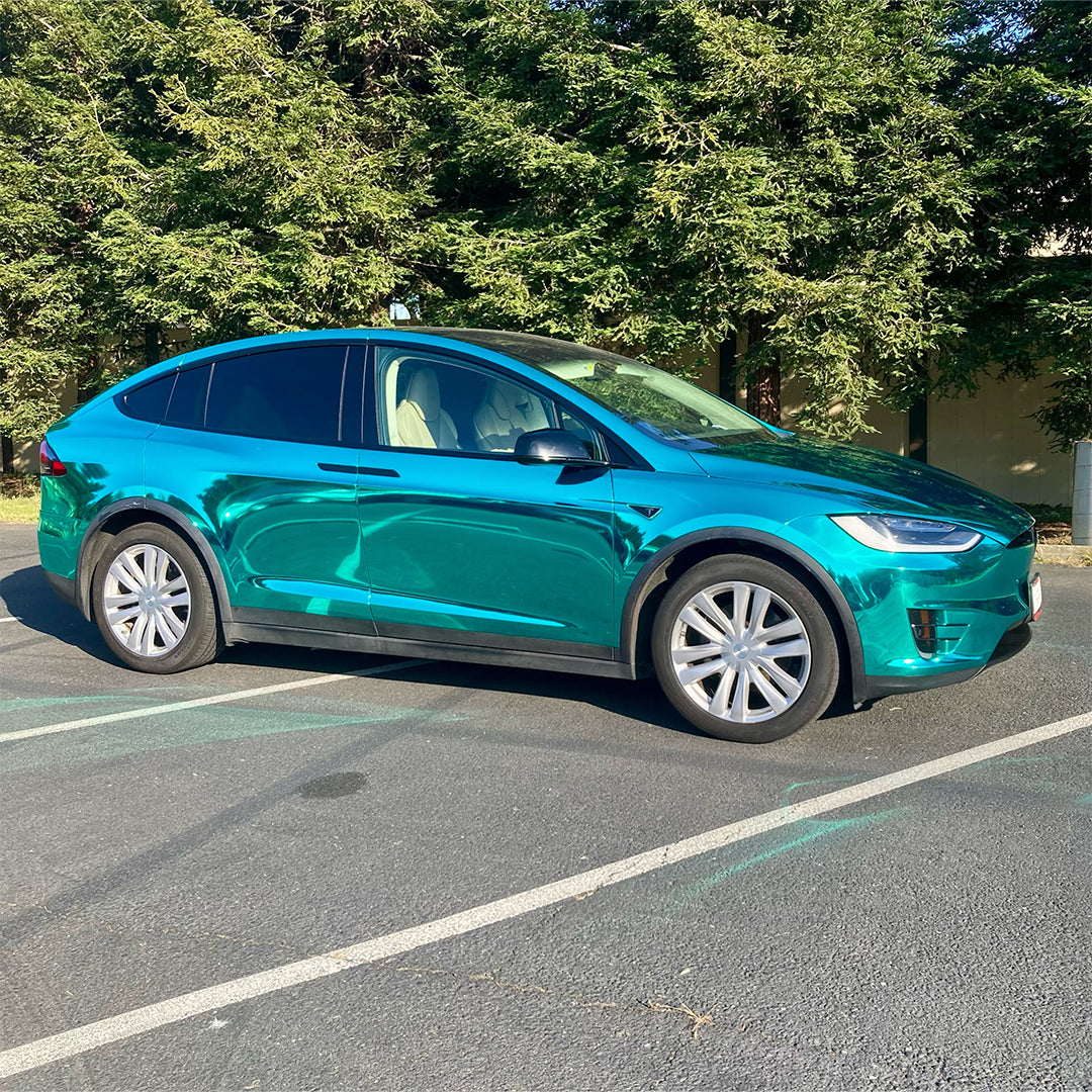 Mirror Chrome Tiffany Vinyl Wrap