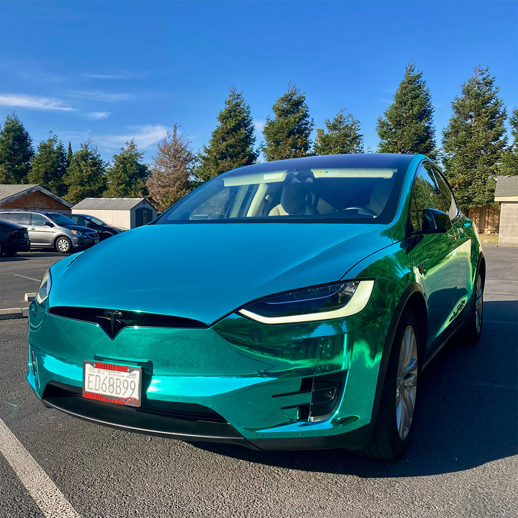 Mirror Chrome Tiffany Vinyl Wrap