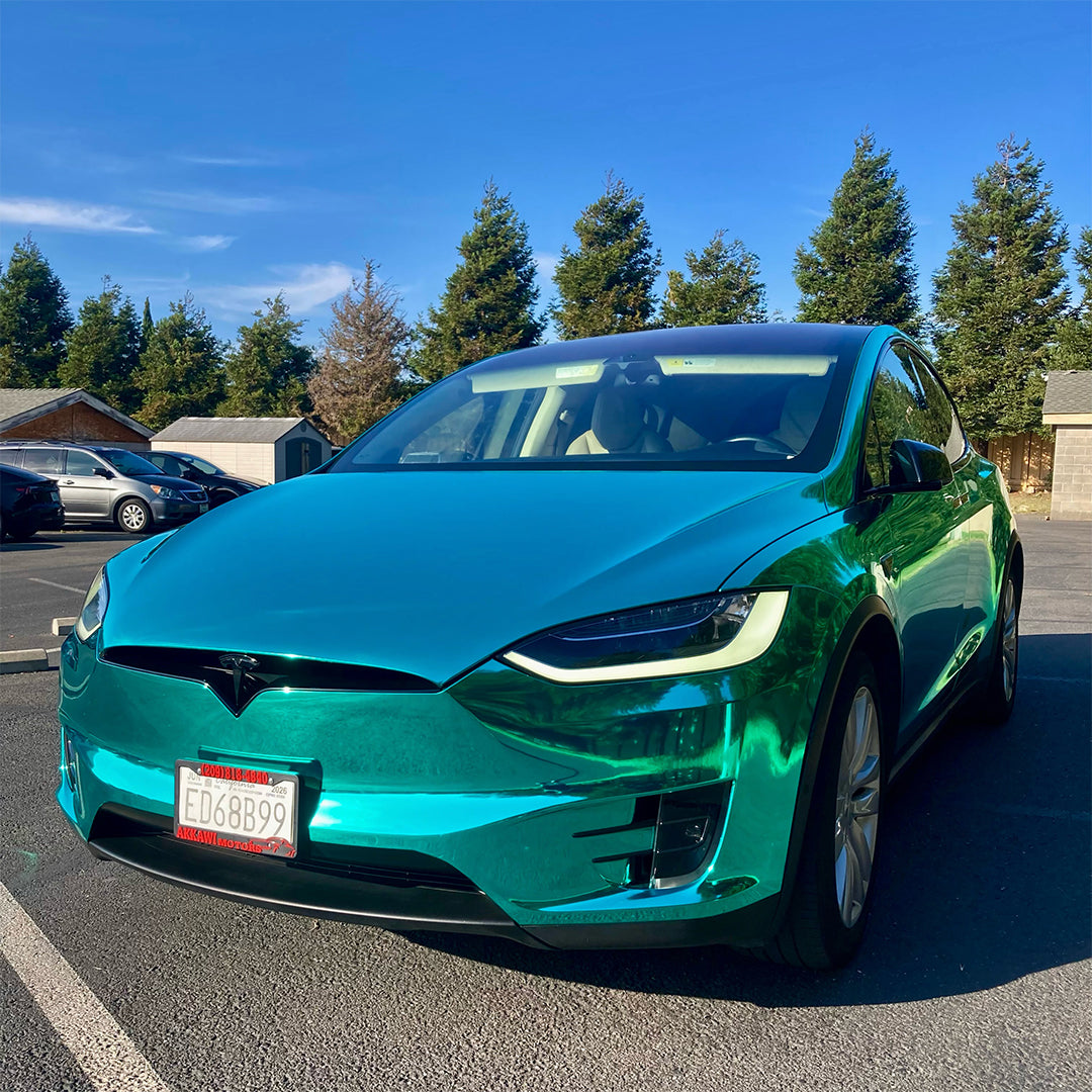 Mirror Chrome Tiffany Vinyl Wrap