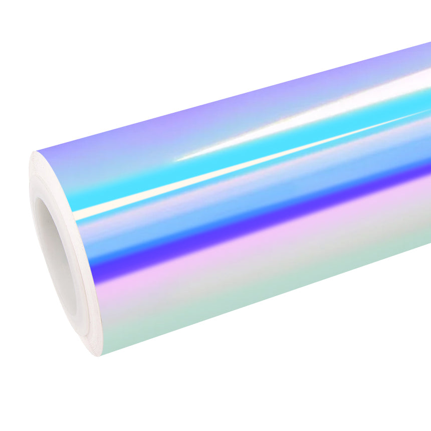 Mirror Rainbow Chrome Blue Vinyl Wrap - product view 1