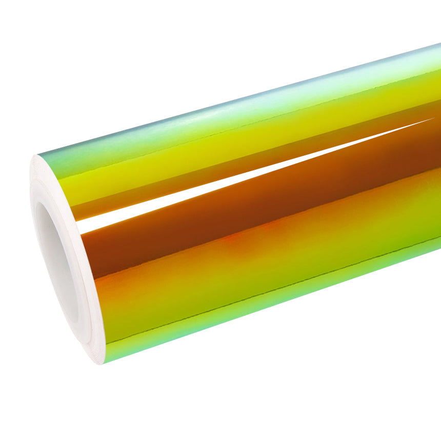 Mirror Rainbow Chrome Green Vinyl Wrap - product view 1