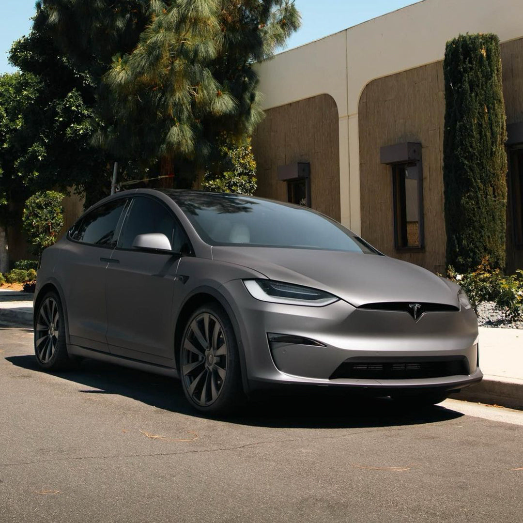 ModelY|Matte Gunmetal Gray Vinyl Wrap|Eowrap