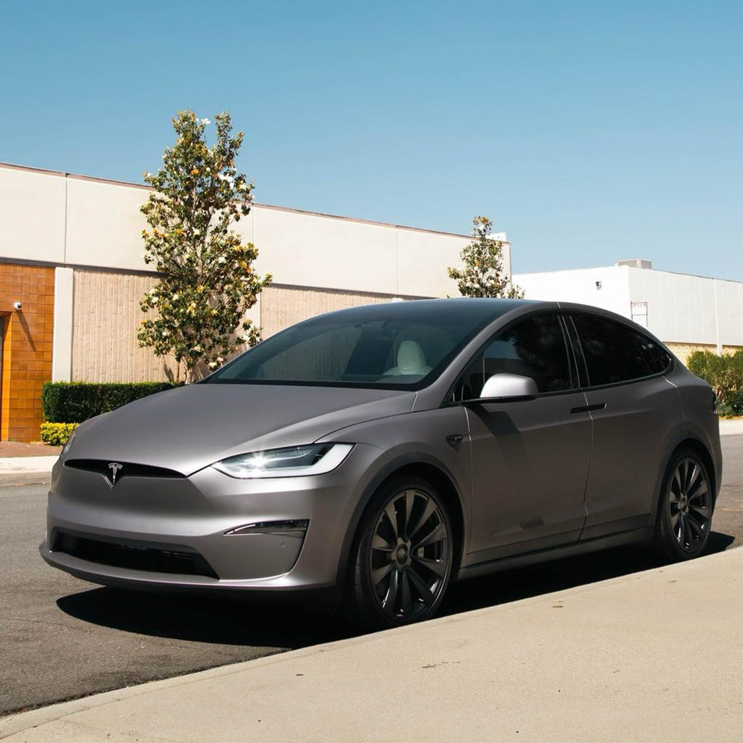 ModelY|Matte Gunmetal Gray Vinyl Wrap|Eowrap