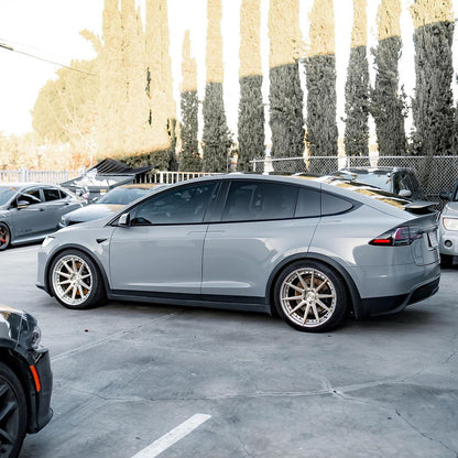 Model Y|Glossy Slate Gray Vinyl Wrap|Eowrap