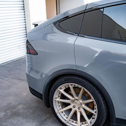 Model Y|Glossy Slate Gray Vinyl Wrap|Eowrap