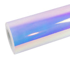 Mirror Rainbow Chrome White Vinyl Wrap - product view 1
