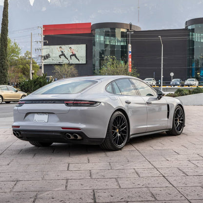 Panamera|High Glossy Bright Gray Vinyl Wrap|Eowrap