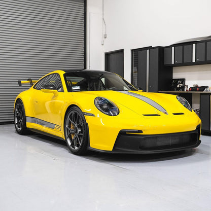 Porsche 911|High Glossy Yellow Vinyl Wrap|Eowrap