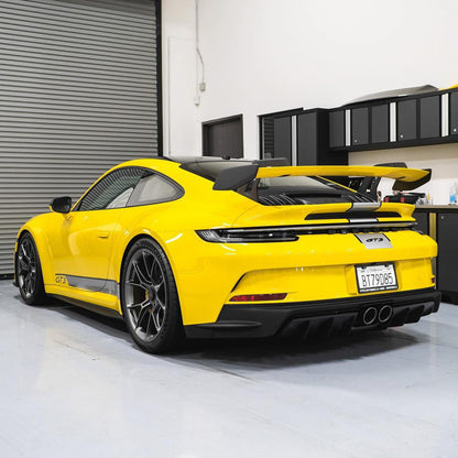 Porsche 911|High Glossy Yellow Vinyl Wrap|Eowrap