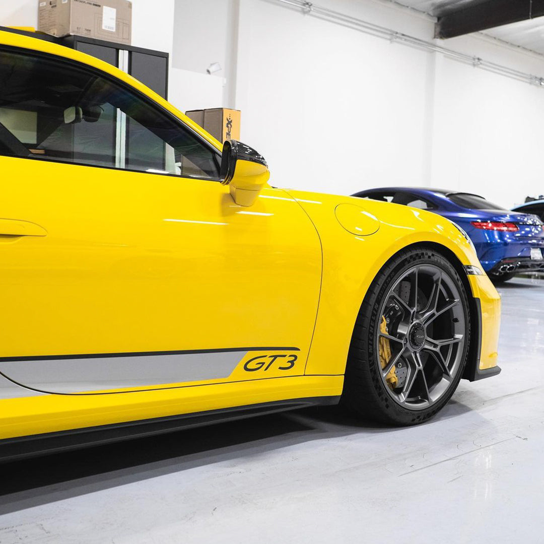 Porsche 911|High Glossy Yellow Vinyl Wrap|Eowrap