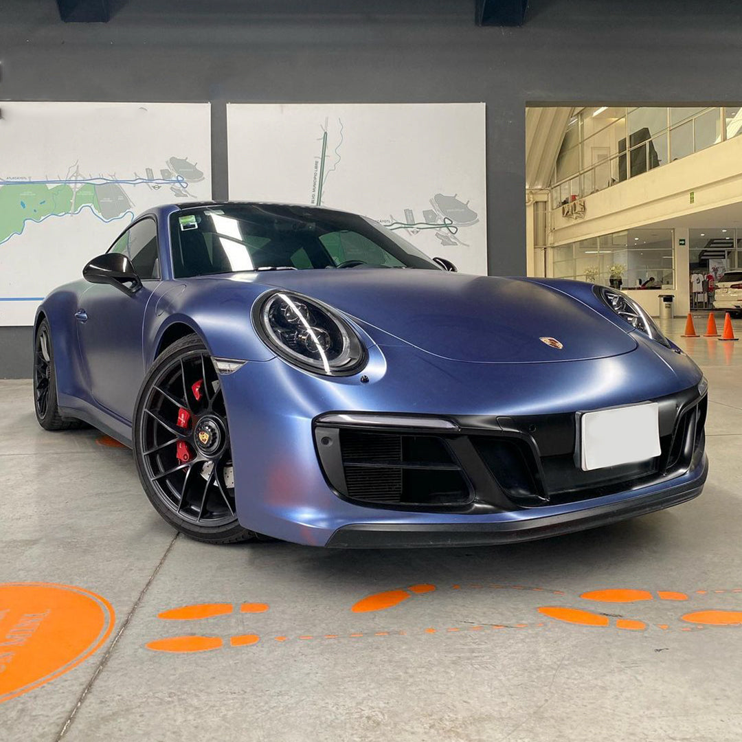 Porsche 911|Matte Metallic Oxford Blue Vinyl Wrap|Eowrap