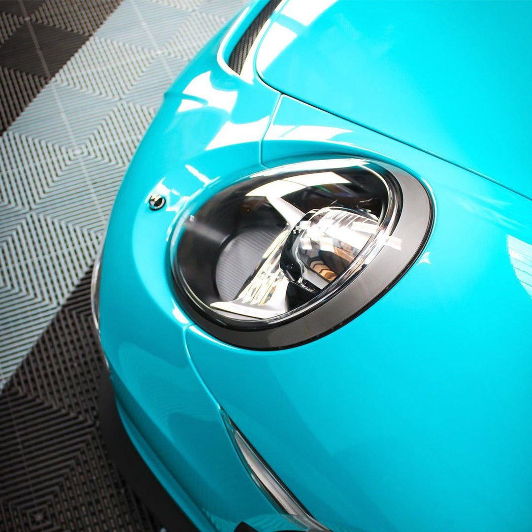 Porsche 911|Super Glossy Miami Blue Vinyl Wrap|Eowrap