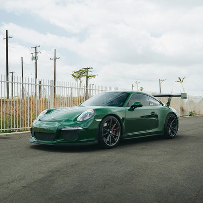 Porsche GT3|Super Glossy Sea Green Vinyl Wrap|Eowrap