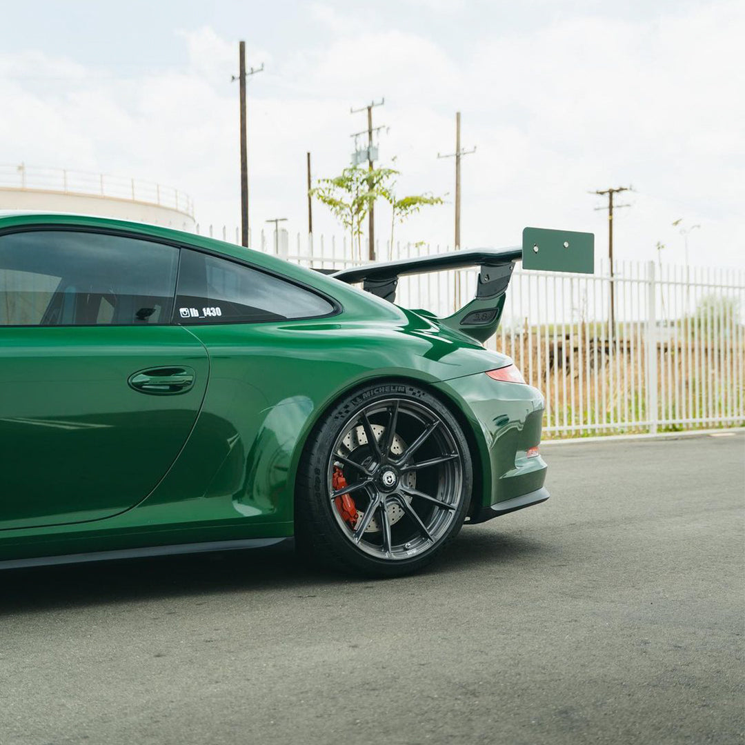 Porsche GT3|Super Glossy Sea Green Vinyl Wrap|Eowrap