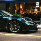 Gloss Metallic Dark British Green Vinyl Wrap - product view 10