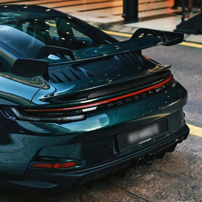 Porsche|Glossy Metallic British Racing Green Car Wrap|Eowrap