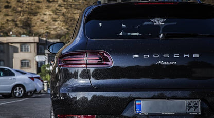 Porsche Macan|Glitter Metallic Spider Black Vinyl Wrap|Eowrap