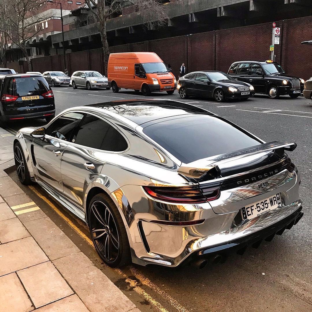 Porsche|Mirror Chrome Silver Vinyl Wrap|Eowrap