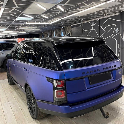 Range Rover|Satin Chrome Saint Patrick Blue Vinyl Wrap|Eowrap