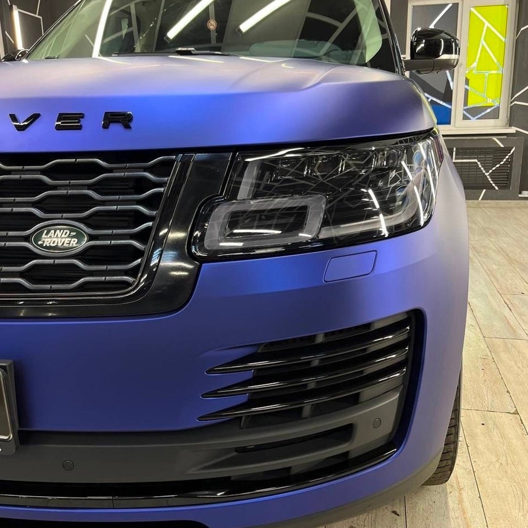 Range Rover|Satin Chrome Saint Patrick Blue Vinyl Wrap|Eowrap