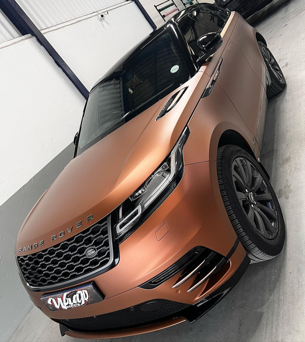 Satin Chrome Silk Copper Vinyl Wrap - product view 3