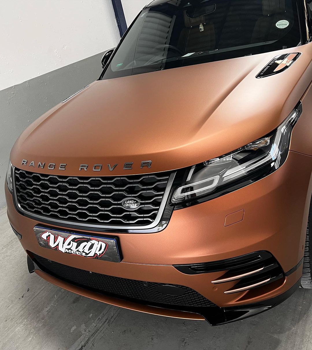 Satin Chrome Silk Copper Vinyl Wrap - product view 2