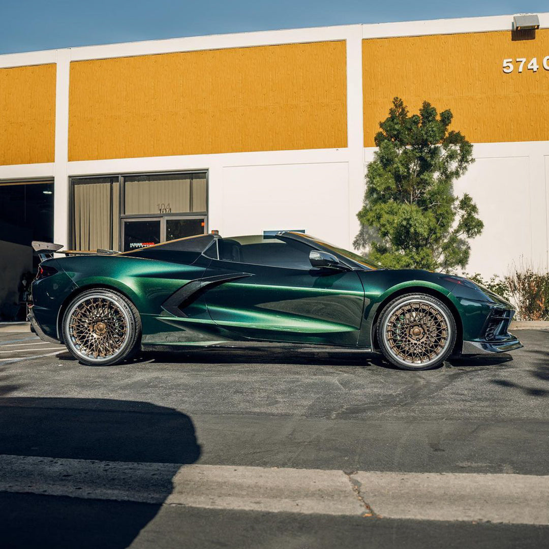 Glossy British Racing Green Vinyl Wrap