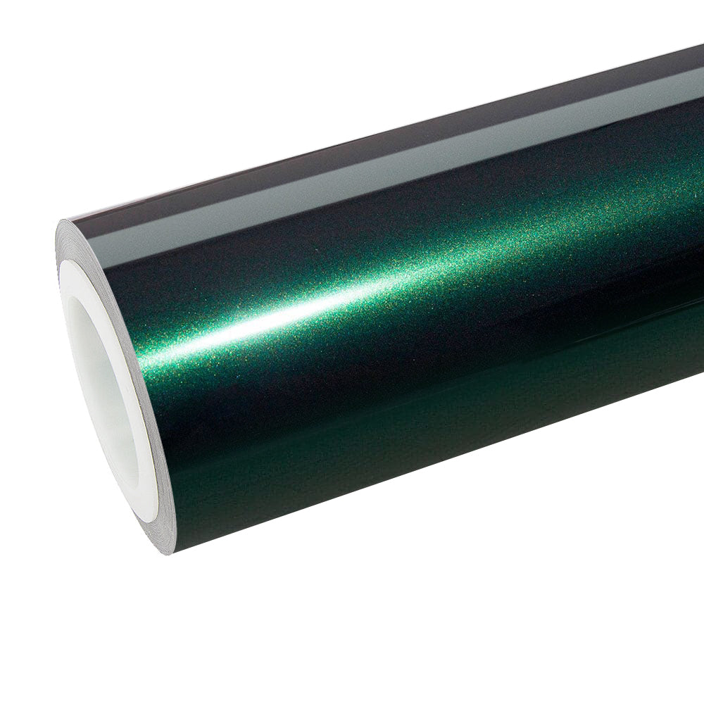 Glossy British Racing Green Vinyl Wrap