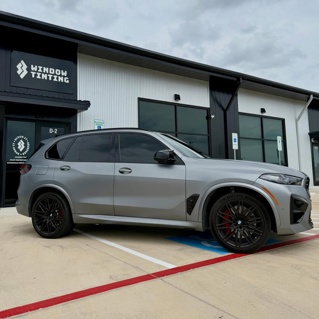 Satin Battleship Gray Vinyl Wrap