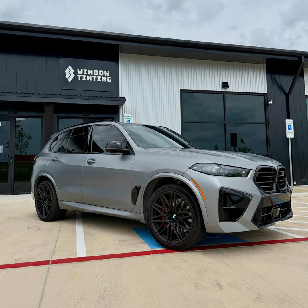 Satin Battleship Gray Vinyl Wrap