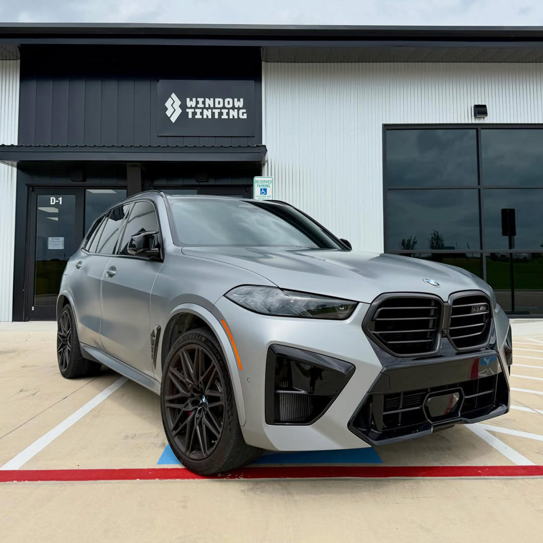 Satin Battleship Gray Vinyl Wrap
