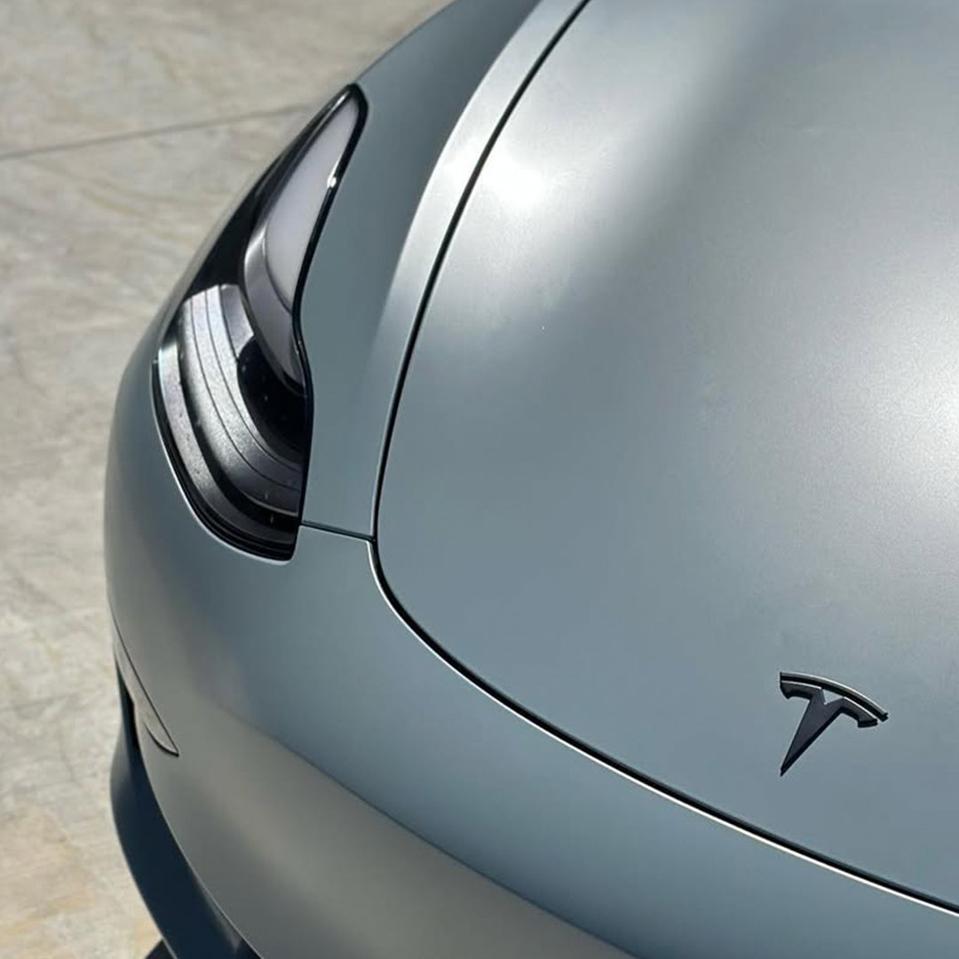 Satin Battleship Gray Vinyl Wrap