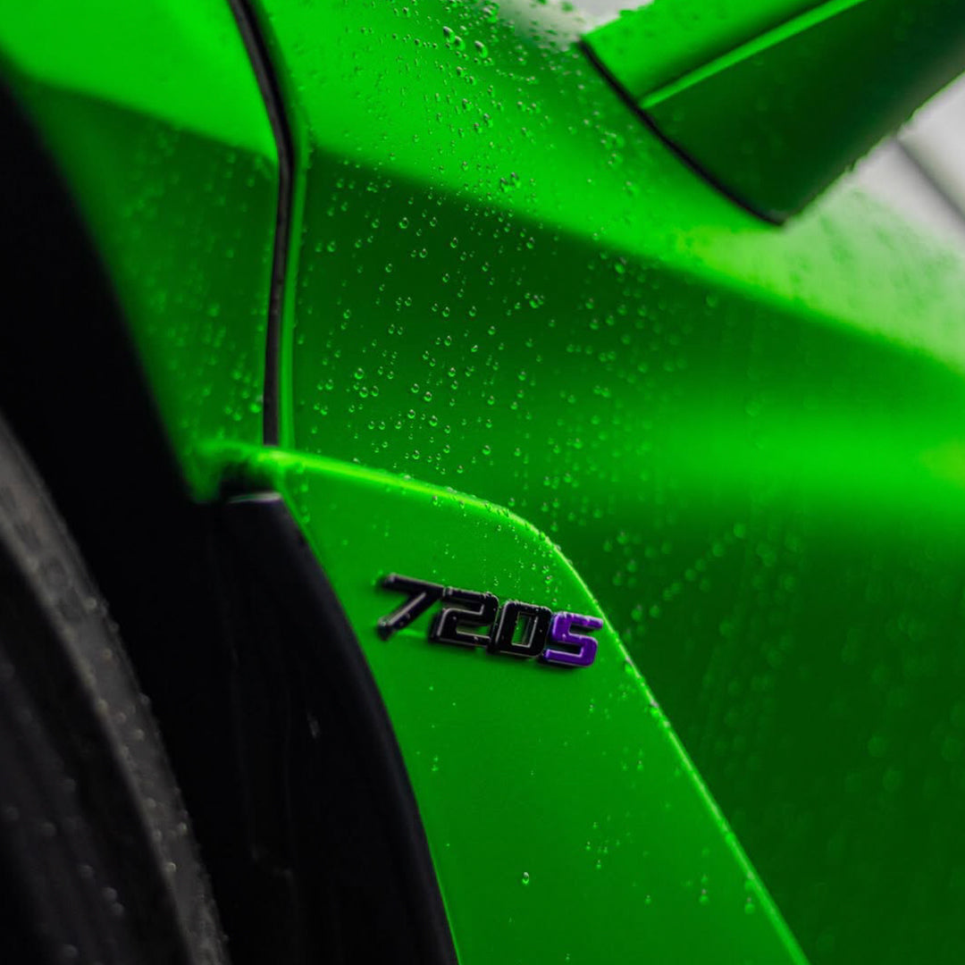 Satin Chrome Beast Green Vinyl Wrap