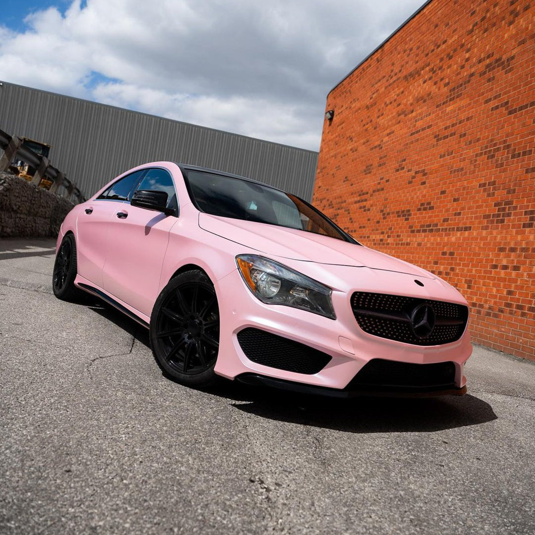 Satin Chrome Blossom Pink Vinyl Wrap