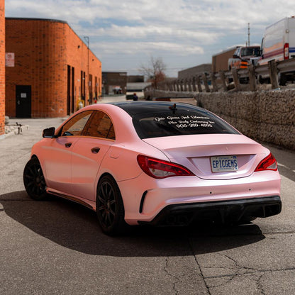 Satin Chrome Blossom Pink Vinyl Wrap