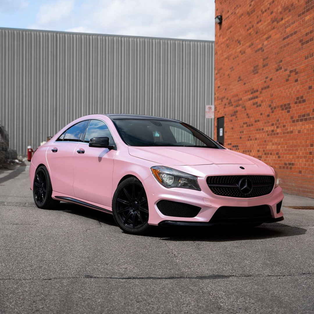 Satin Chrome Blossom Pink Vinyl Wrap