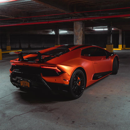 Satin Chrome Copper Orange  Vinyl Wrap