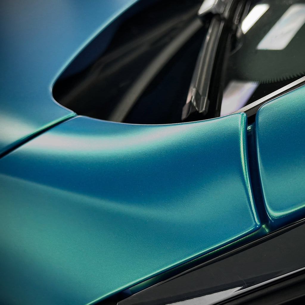 Satin Chrome Jewel Green Vinyl Wrap