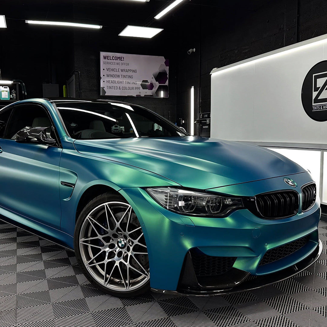 Satin Chrome Jewel Green Vinyl Wrap